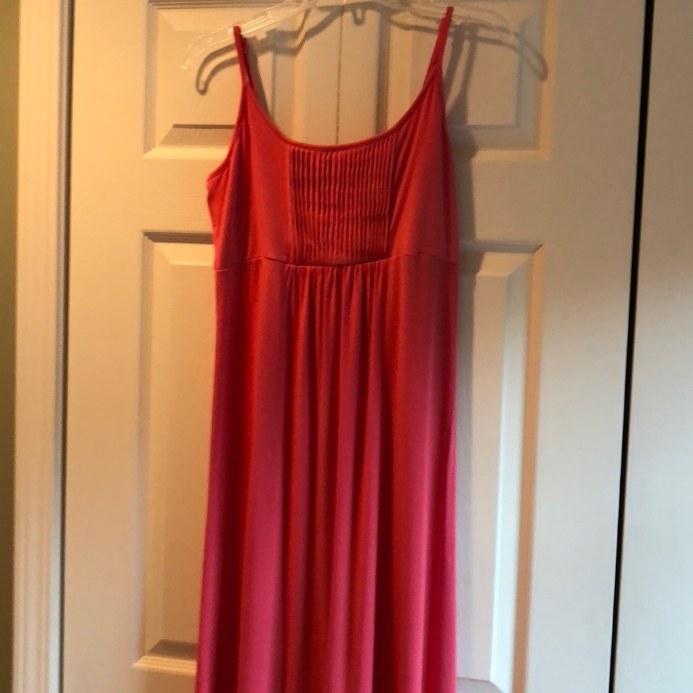 Calvin Klein maxi dress Coral color